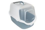 Kuwety dla kotów - Zolux Toaleta CATHY Easy Clean z filtrem kol. niebieski (590002BAC) - miniaturka - grafika 1