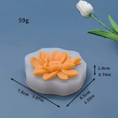 Inne - TEMU Silikonowa forma lotosu do dekoracji, ręcznie robionego mydła i aromaterapii - forma z owalnym kształtem i szczegółowym wzorem. - miniaturka - grafika 1