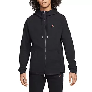Nike DJ0886-010 M J ESS WARMUP kurtka męska BLACK/GYM RED XL - Kurtki męskie - miniaturka - grafika 1