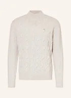 Swetry męskie - Napapijri Sweter Nino grau - NAPAPIJRI - miniaturka - grafika 1