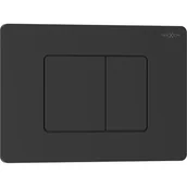 Przyciski spłukujące - Mexen Tex 05 przycisk spłukujący stal nierdzewna, czarny matowy - 6105-02 - miniaturka - grafika 1