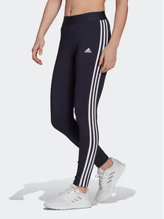 adidas Legginsy 3 Stripes Leggings H07771 Niebieski - Legginsy - miniaturka - grafika 1