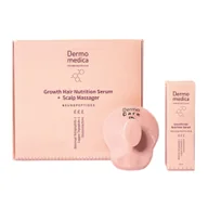 Zestawy kosmetyków damskich - DermoMedica DermoCare Zestaw Growth Hair Nutrition Serum 60 ml + Scalp Massager - miniaturka - grafika 1