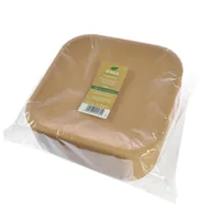 Dekoracje i nakrycia stołu na imprezę - Talerze papierowe kraftowe 23cm 144szt - miniaturka - grafika 1