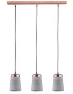 Lampy sufitowe - 3-punktowa lampa Stig z betonowymi kloszami - miniaturka - grafika 1