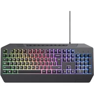 Klawiatury - Klawiatura Trust GXT836 EVOCX, USB, CZ/SK (24722) Czarna - miniaturka - grafika 1