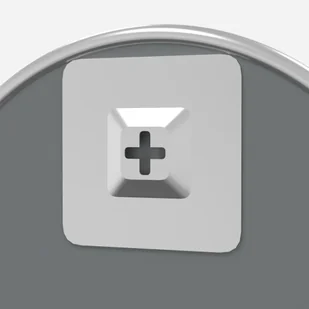 Lumarko Lustro ścienne, srebrne, Ø 40 cm, okrągłe - Lustra - miniaturka - grafika 6