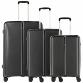 Walizki - Travelite Vaka 4-Wheel Suitcase Set 3szt. schwarz - miniaturka - grafika 1