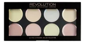 Pudry do twarzy - Makeup Revolution Paleta kremowych rozświetlaczy - Ultra Strobe Balm Palette Paleta kremowych rozświetlaczy - Ultra Strobe Balm Palette - miniaturka - grafika 1