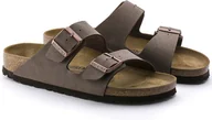 Klapki i japonki męskie - Birkenstock Arizona BFBC 151183 Brązowe 40 - miniaturka - grafika 1