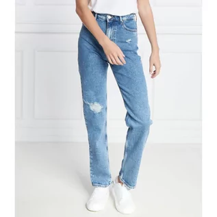 Spodnie damskie - Tommy Jeans Jeansy JULIE UHR STR | Regular Fit - grafika 1