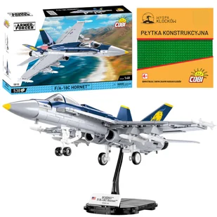 Cobi 5810 Samolot F/A-18C Hornet™ Armed Forces 538 El. + PŁYTKA - Klocki - miniaturka - grafika 1