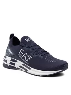 EA7 Emporio Armani Sneakersy X8X095 XK240 N527 Granatowy - Sneakersy męskie - miniaturka - grafika 1