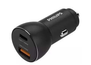 Philips Philips Ładowarka samochodowa USB-A + USB C Phil-DLP2521/00 - Ładowarki samochodowe - miniaturka - grafika 2