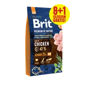 Sucha karma dla psów - Brit Premium by Nature Senior S+M 8 kg - miniaturka - grafika 1