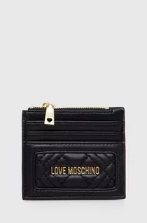Portfele - Love Moschino portfel damski kolor czarny - grafika 1