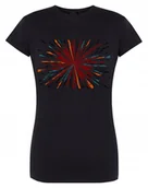 Koszulki i topy damskie - T-Shirt damski kolorowy nadruk Abstrakcja r.S - miniaturka - grafika 1