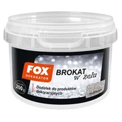 Farby wewnętrzne - FOX Dekorator Brokat w żelu 02 multikolor 200 g - miniaturka - grafika 1