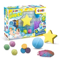 Kosmetyki kąpielowe dla dzieci - INKEE 5 Bath Surprise zestaw kąpielowy z 5 niespodziankami dla dzieci – pył do kąpieli, kolorowe tabletki do kąpieli, zmiana koloru, kula kąpielowa, piankowa gwiazda i mini kula do kąpieli - miniaturka - grafika 1