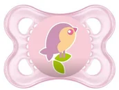 Smoczki uspokajające - Smoczki dla dzieci Mam Baby Original Soother 0+ Silicone Pink - miniaturka - grafika 1