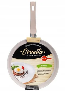 Patelnia do jajek nieprzywierająca 25cm beżowa GRANITA - Patelnie - miniaturka - grafika 1