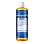 Mydła - Dr. Bronner's Dr Bronners Dr Bronners Peppermint uniwersalne mydło w płynie 240 ml - miniaturka - grafika 1