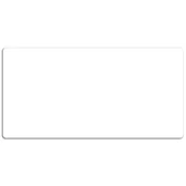 Podkładki na biurko - Mata podkładka ochronna na biurko biała 120x60 cm, Dywanomat - miniaturka - grafika 1