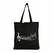 Torby i wózki na zakupy - Eko TORBA Shopper Na ramię Muzyka Nuty Gitara #1 - miniaturka - grafika 1