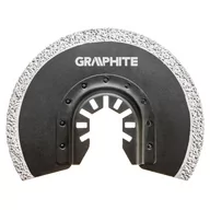 Brzeszczoty - GRAPHITE Tarcza półokrągła HM do ceramiki, 85 mm TOP-56H004 - miniaturka - grafika 1