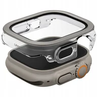 Akcesoria do zegarków - Etui UNIQ Voute do Apple Watch Ultra 49mm szkło hartowane srebrny - miniaturka - grafika 1