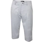 Spodenki damskie - Island Green Golf IGLSHO1688 damskie sportowe w kropki wzór bermudy szorty Silver Grey/Black 16 - miniaturka - grafika 1