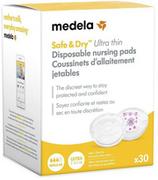 Laktatory - Wkładki laktacyjne Medela Safe y Dry Ultra Thin Disposable Pads 30 szt - miniaturka - grafika 1