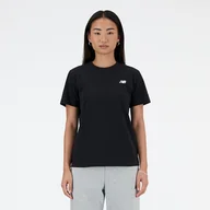 Koszulki i topy damskie - Koszulka damska New Balance WT41509BK czarna - miniaturka - grafika 1