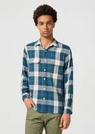 Koszule męskie - Męska koszula Wrangler 2 PKT SHIRT S - miniaturka - grafika 1