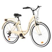 Rowery - Dawstar Rower miejski Citybike S7B 28 cali damski Capuccino 2022 - miniaturka - grafika 1