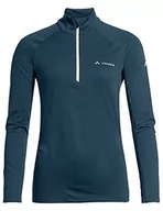 Swetry damskie - VAUDE Damski sweter Larice Light Shirt II niebieski Dark Sea 42 - miniaturka - grafika 1