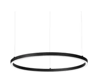 Lampy sufitowe - Ideal Lux - LED Żyrandol na lince ORACLE SLIM LED/53W/230V 2700K śr. 90 cm czarny - miniaturka - grafika 1