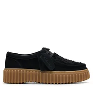 Półbuty damskie - Półbuty Clarks Torhill Bee 26179110 Czarny - miniaturka - grafika 1