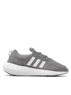 adidas Sneakersy Swift Run 22 J GW8178 Szary - Buty dla dziewczynek - miniaturka - grafika 1
