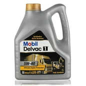 Oleje silnikowe - Mobil Olej MOBIL 1 DELVAC 5W-40 ACEA E5/E3 E7/E4 4L 5W40 DEL 4 - miniaturka - grafika 1