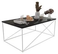 Ławy i stoliki kawowe - Stolik kawowy prostokątny biały + czarny K0-D21 - miniaturka - grafika 1