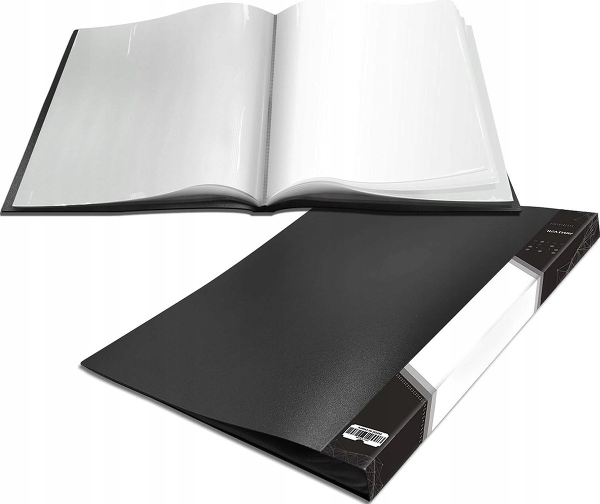 ALBUM PREZENTACYJNY 40 KIESZENI PORTFOLIO KSIĄŻKA NA DOKUMENTY TEKSTURA