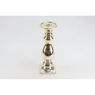 Świeczniki - Świecznik ceramiczny 19 cm złoty - miniaturka - grafika 1