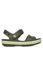 Buty dla dziewczynek - Crocs Sandały BAYABAND SANDAL K 211054-309 Zielony - miniaturka - grafika 1