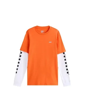 T-shirt Dziecięcy z Długim Rękawem (8-14lat) VANS Long Check Twofer Flame VN0A49OYFLM1 XL - Vans - Koszulki i topy damskie T-shirt Dziecięcy z Długim Rękawem (8-14lat) VANS Long Check Twofer Flame VN0A49OYFLM1 XL - Vans - Koszulki i topy damskie - miniaturka - grafika 1