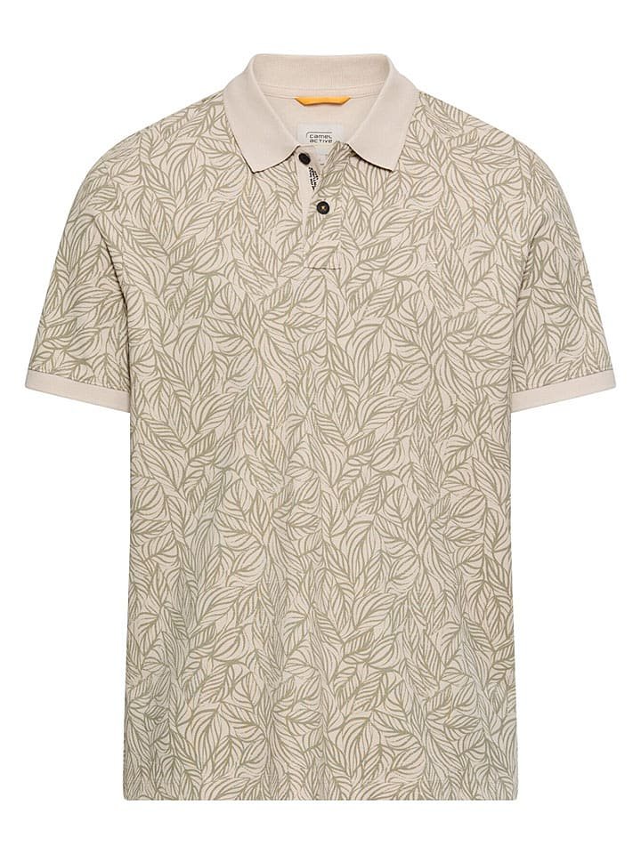 Camel Active Koszulka polo w kolorze beżowym