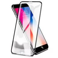Szkła hartowane na telefon - Rock Rock Glass - Szkło Hartowane na Cały Ekran do iPhone 6/6s/7/8 - bezpyłowe RCK045BLK - miniaturka - grafika 1