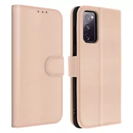 Etui i futerały do telefonów - Back Cover do Galaxy S20 FE pełne etui z funkcją podstawki - Rose Gold - miniaturka - grafika 1