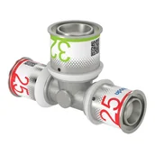Łączniki, trójniki, kształtki - Uponor S-Press PLUS trójnik redukcyjny 25-32-25 - miniaturka - grafika 1