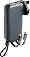 Powerbanki - Dudao Ładowarka z powerbankiem Dudao K25 2in1 10000mAh z 3 wtyczkami - szara - miniaturka - grafika 1